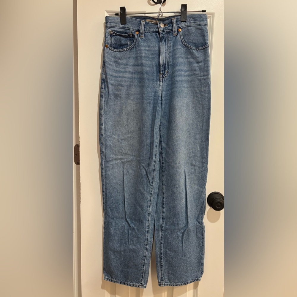 Madewell Baggy Straight Jeans